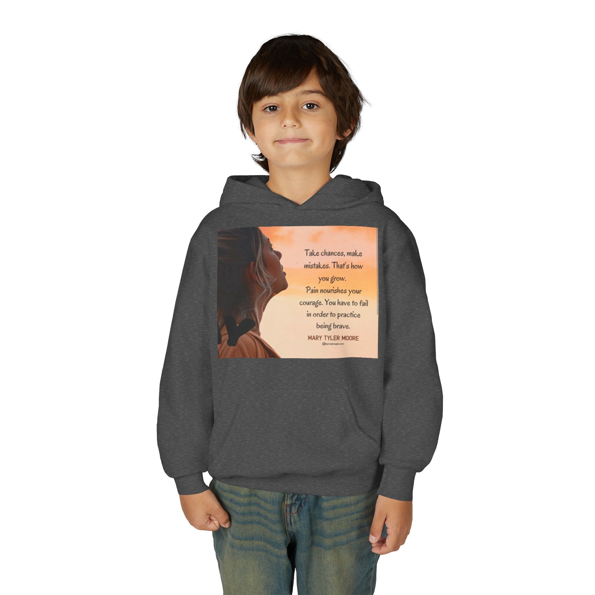 Youth Heavy Blend Hooded Sweatshirt Printify