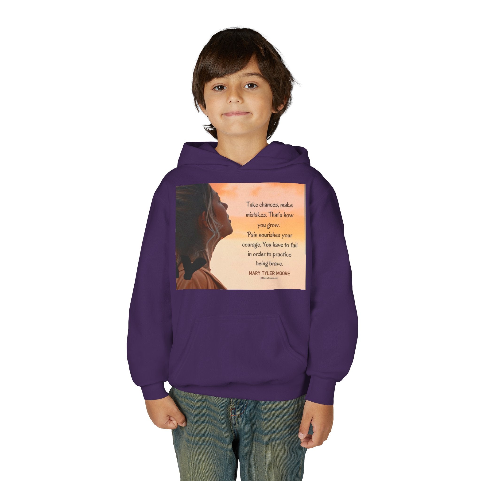 Youth Heavy Blend Hooded Sweatshirt Printify