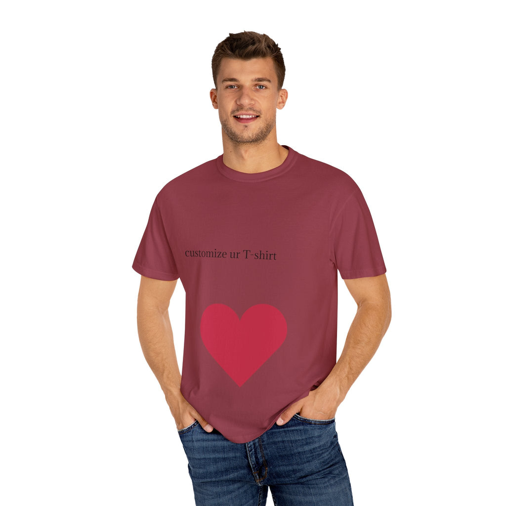 Customized Garment-Dyed T-shirt - Personalized Tee Design Printify