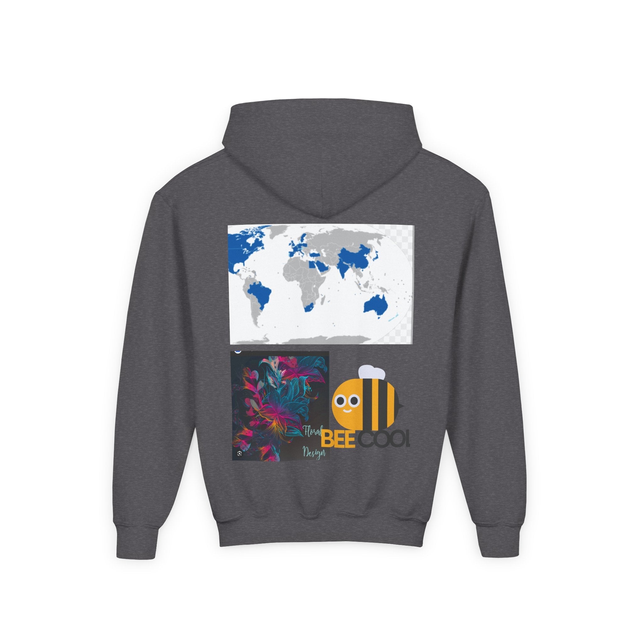 Youth Heavy Blend Hooded Sweatshirt Printify