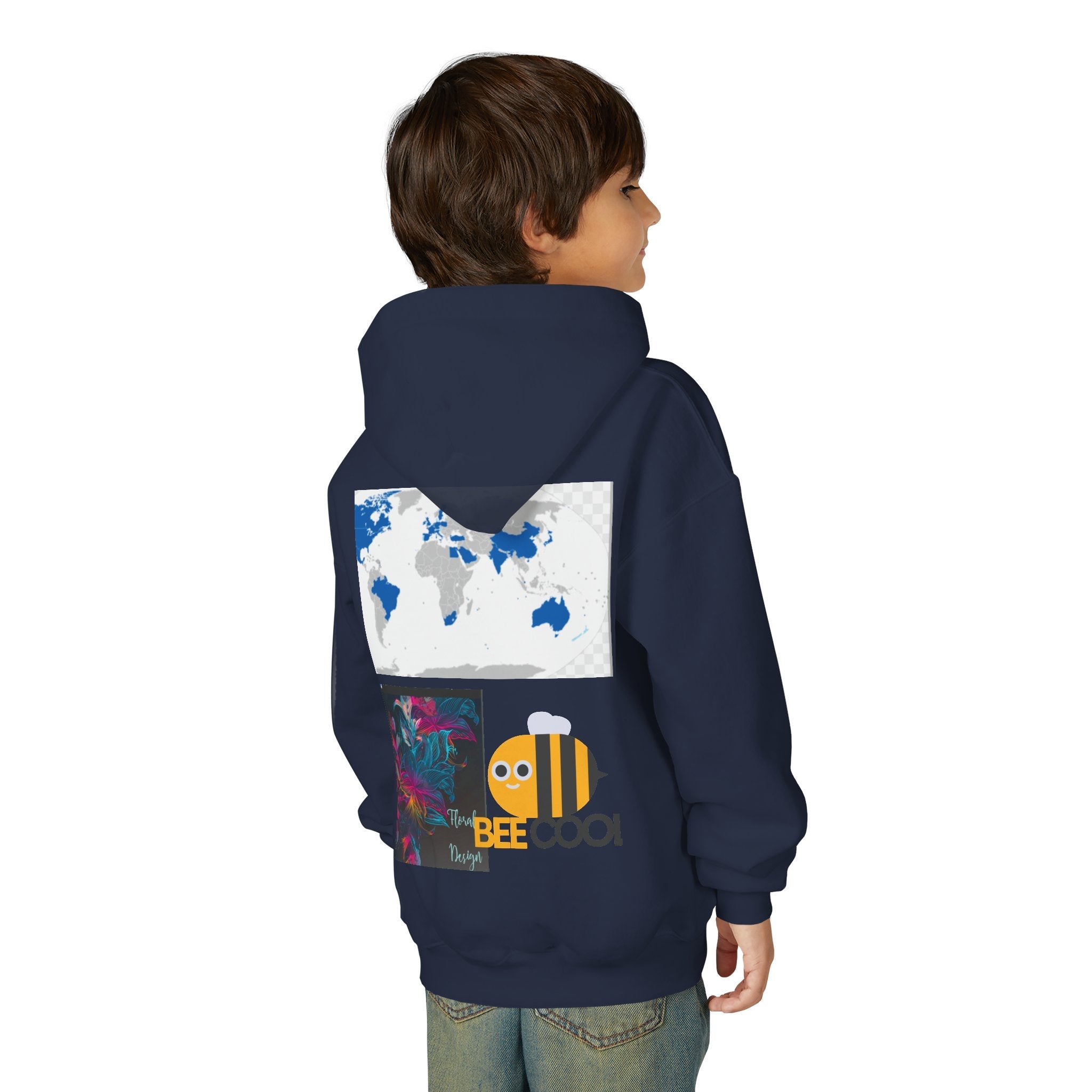 Youth Heavy Blend Hooded Sweatshirt Printify
