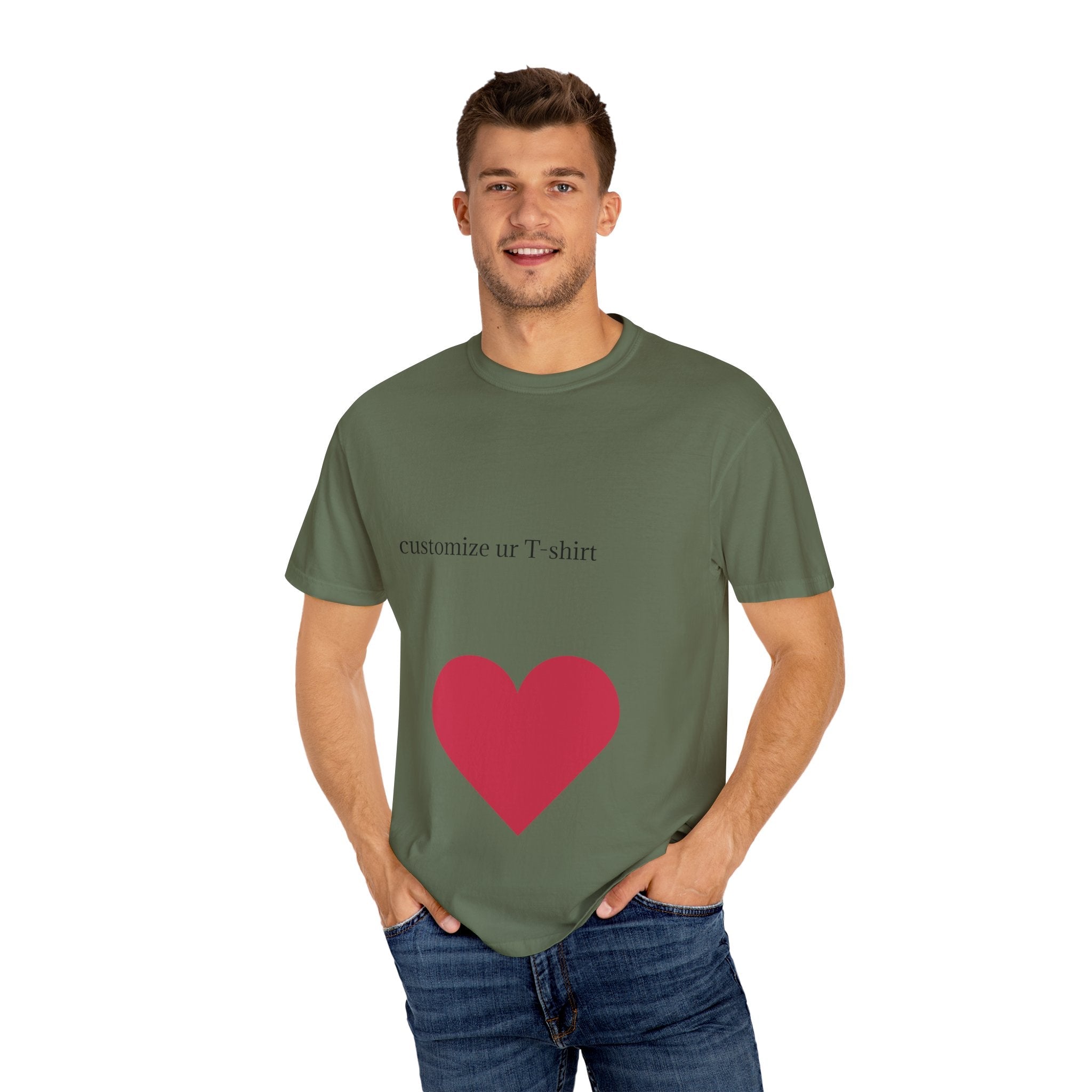 Customized Garment-Dyed T-shirt - Personalized Tee Design Printify