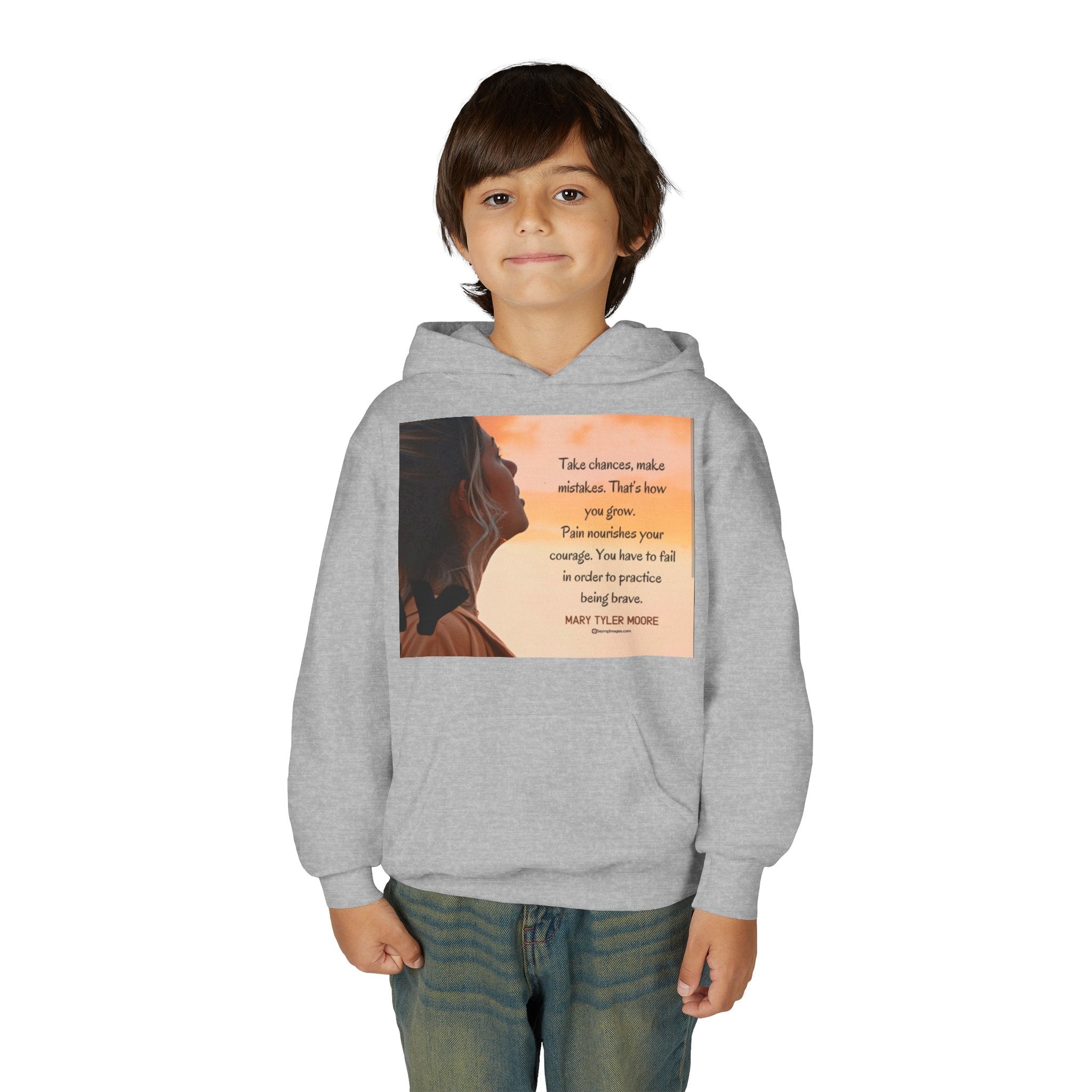 Youth Heavy Blend Hooded Sweatshirt Printify