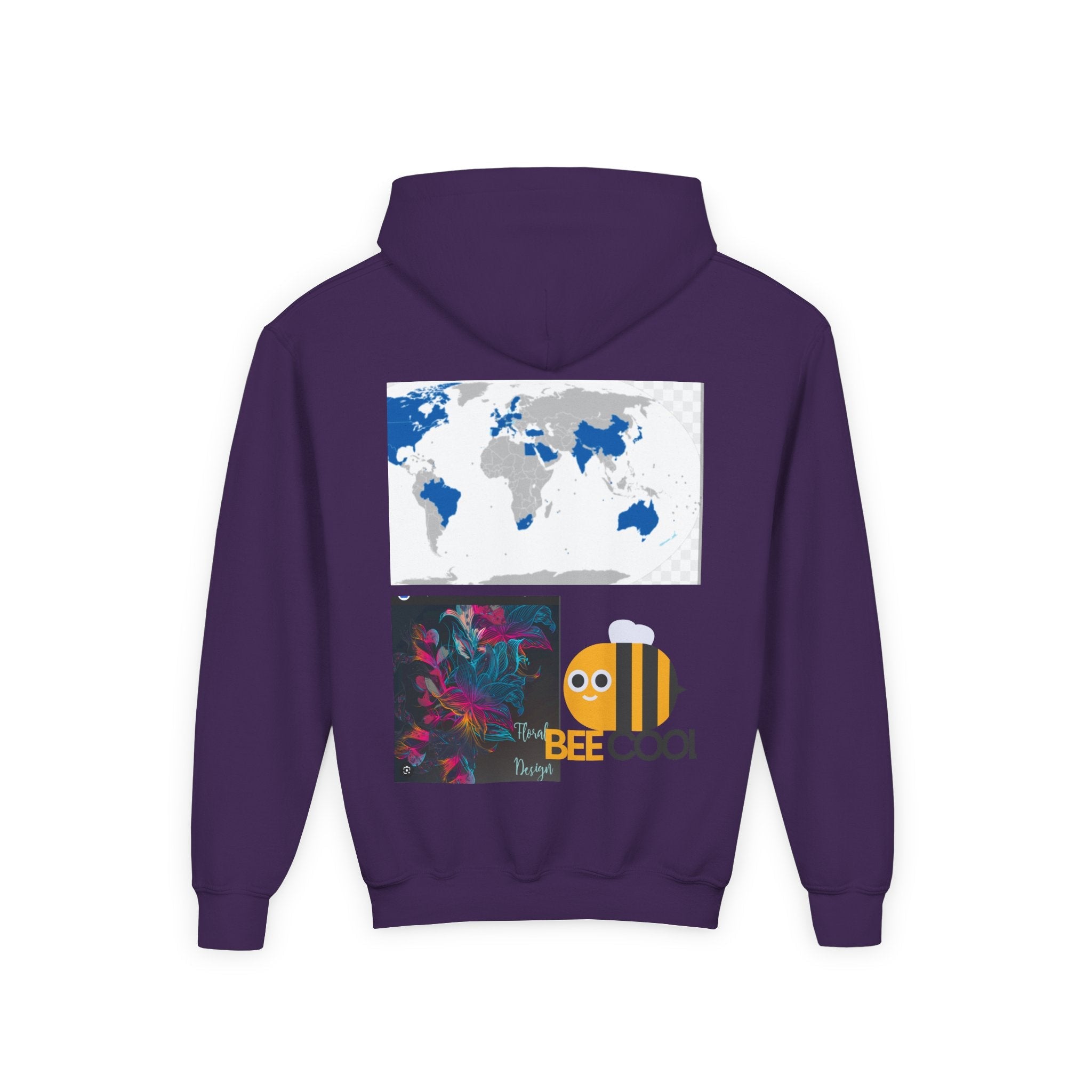 Youth Heavy Blend Hooded Sweatshirt Printify