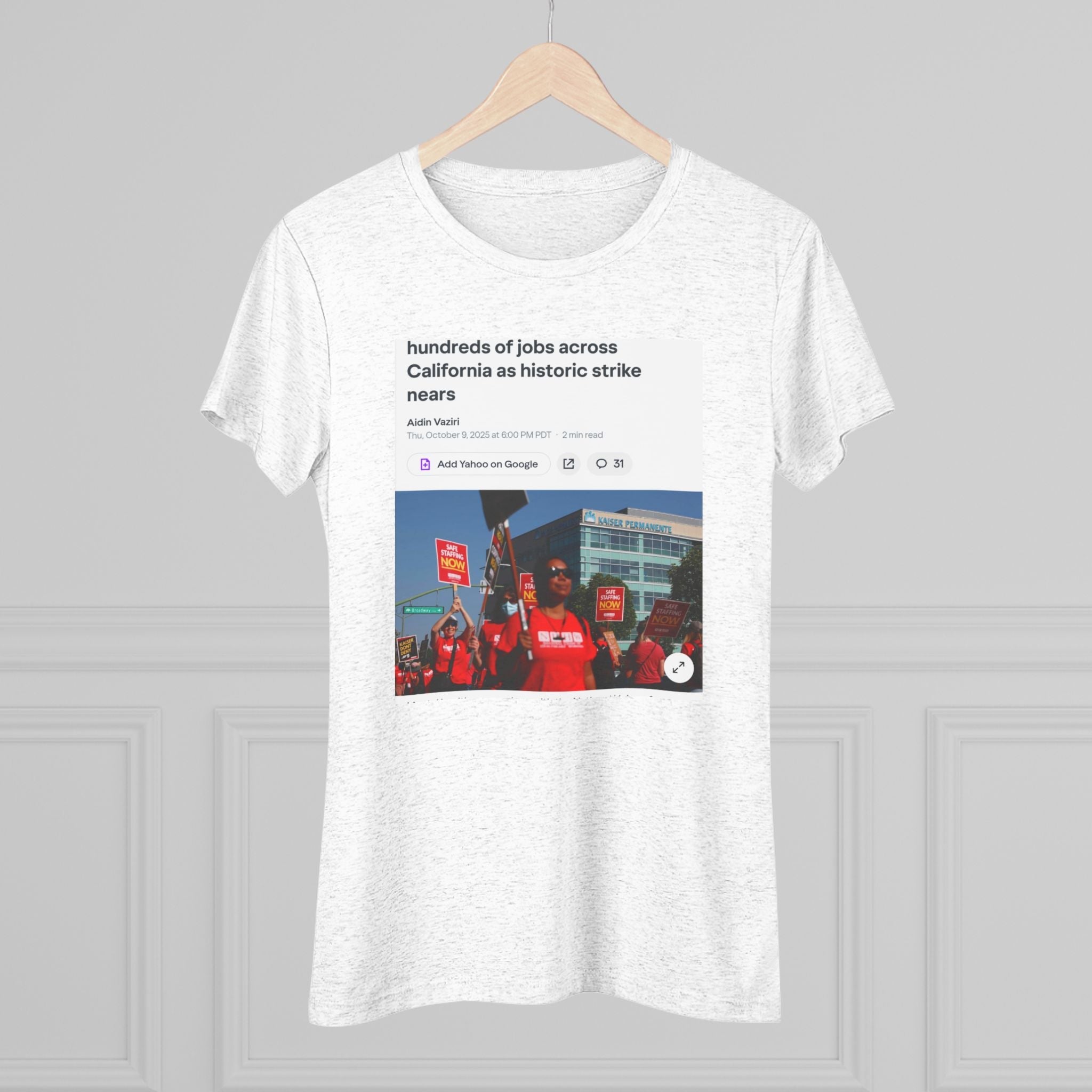 Women’s Triblend Tee with Inspirational Graphics, Casual Shirt for Activism, Love, & Community Engagement, Perfect Gift for Her, [...] Printify