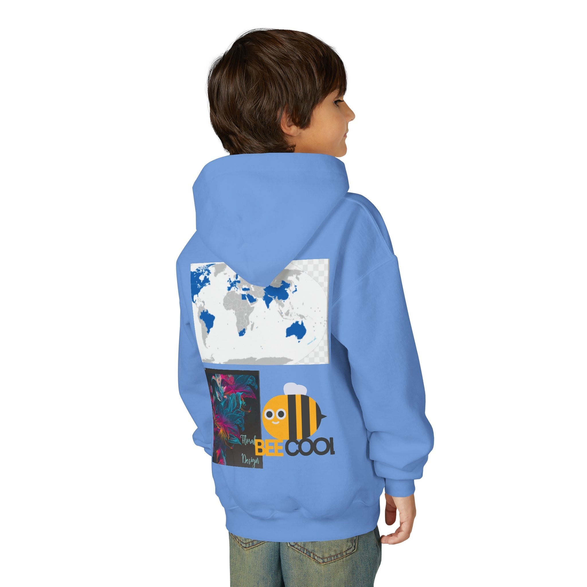 Youth Heavy Blend Hooded Sweatshirt Printify