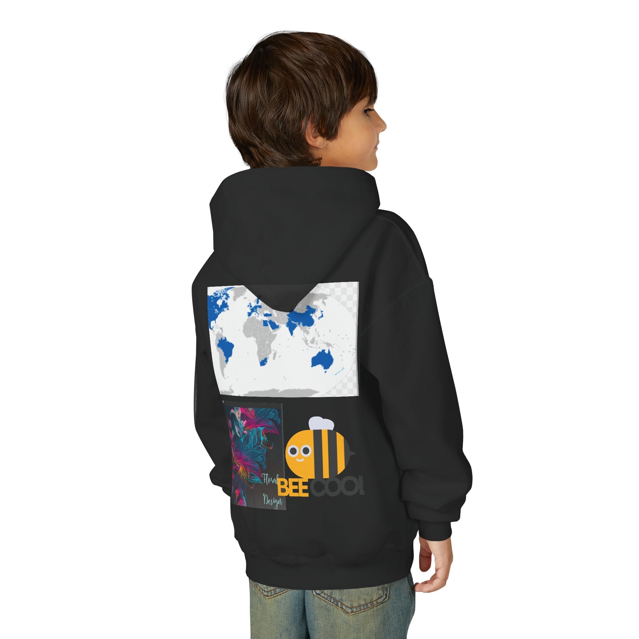 Youth Heavy Blend Hooded Sweatshirt Printify