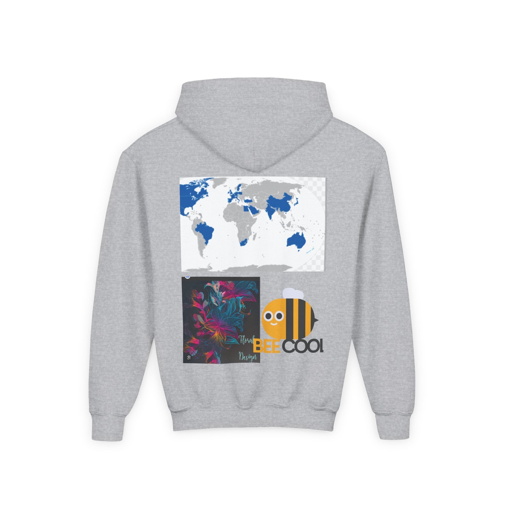 Youth Heavy Blend Hooded Sweatshirt Printify