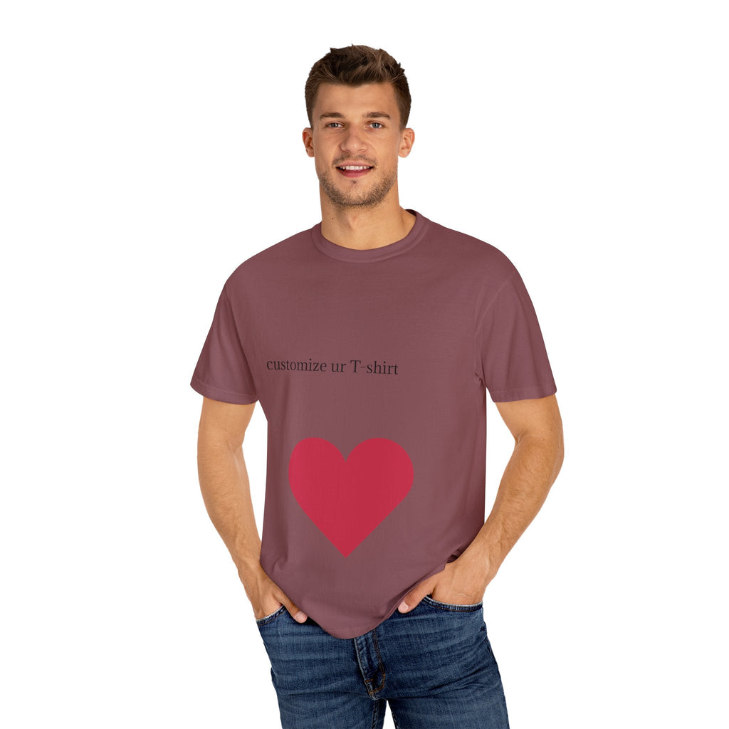 Customized Garment-Dyed T-shirt - Personalized Tee Design Printify