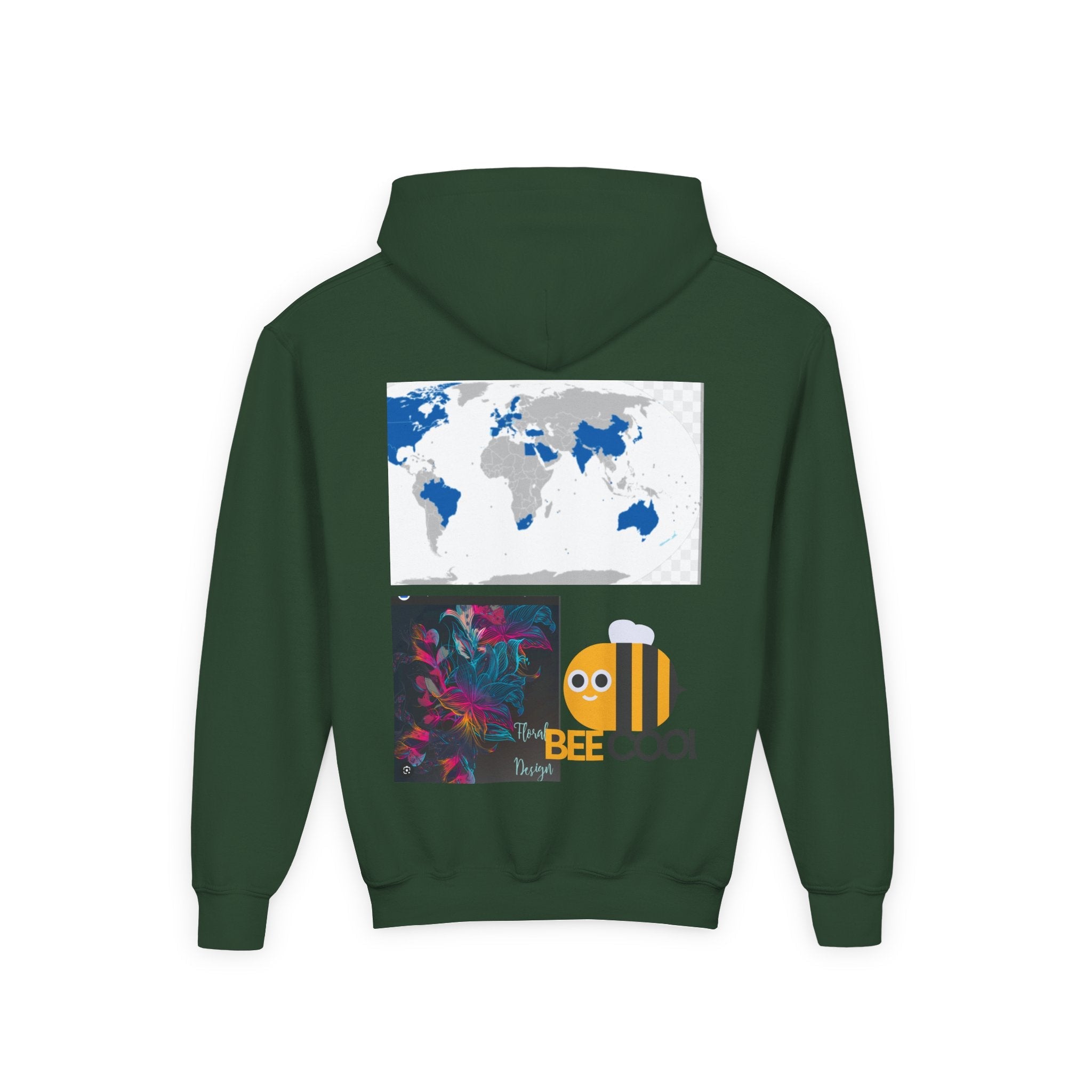 Youth Heavy Blend Hooded Sweatshirt Printify