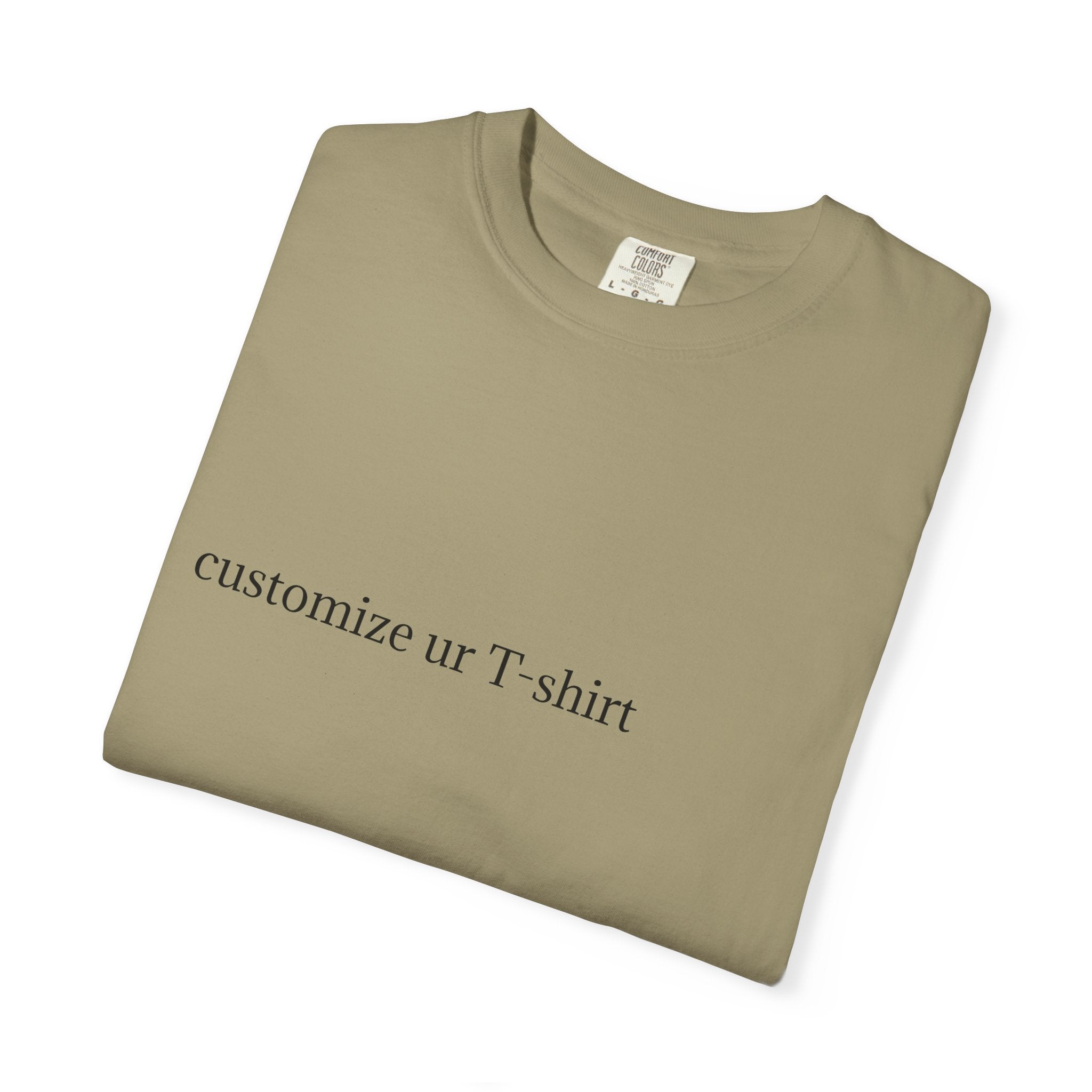 Customized Garment-Dyed T-shirt - Personalized Tee Design Printify