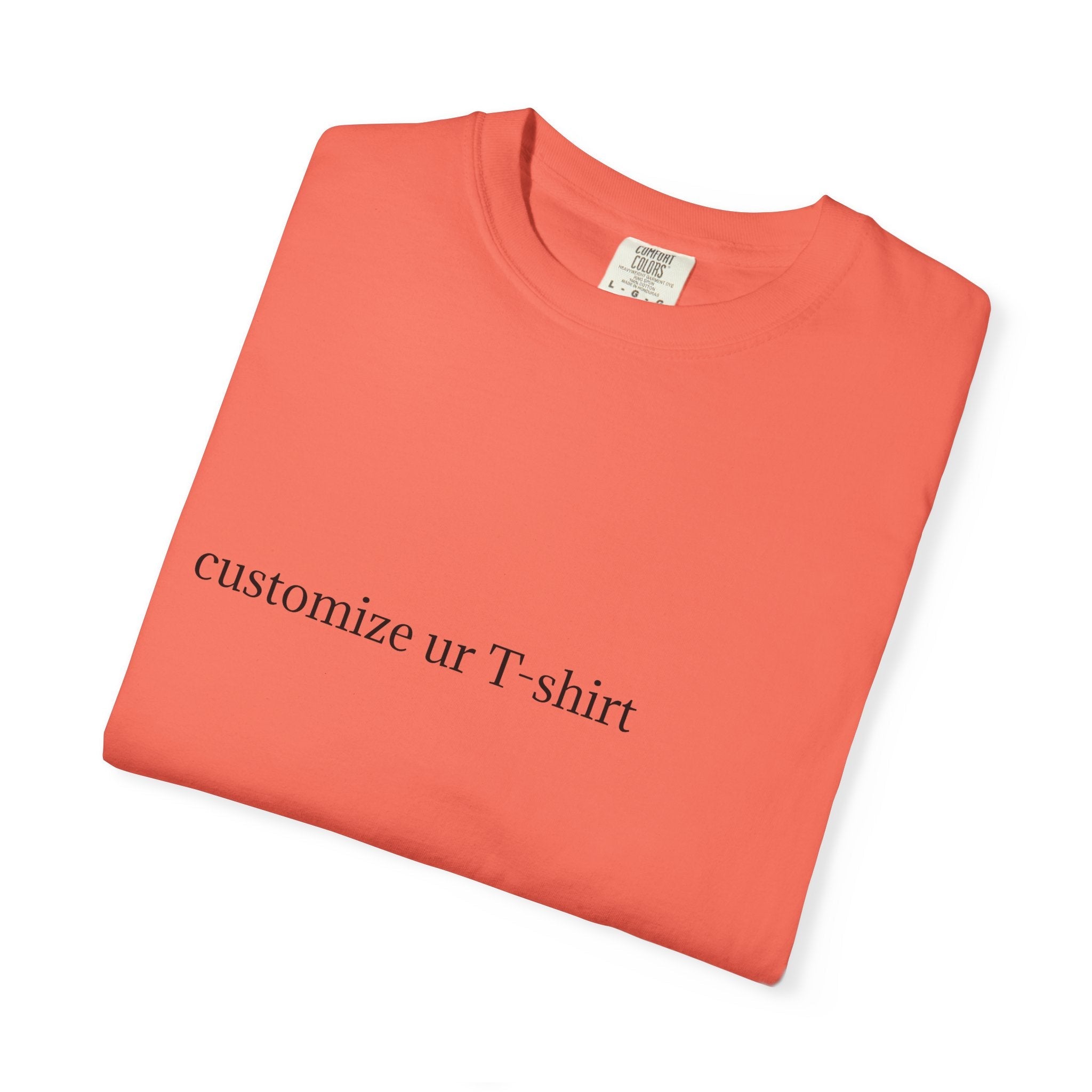Customized Garment-Dyed T-shirt - Personalized Tee Design Printify